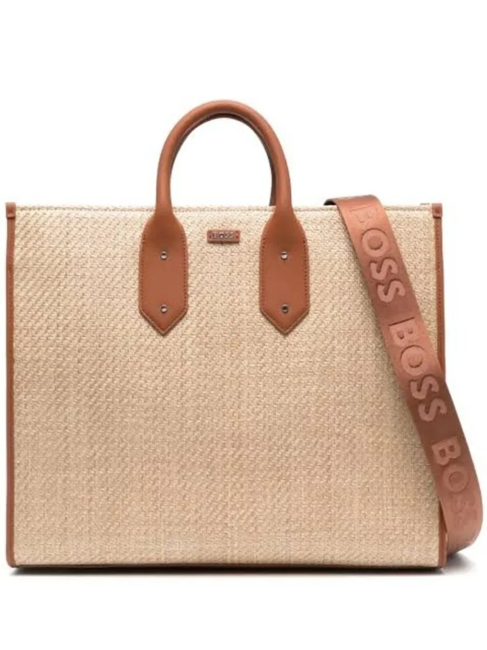 BOSS Sandy Tote in Natural Beige Womens Bag Travel Handbag